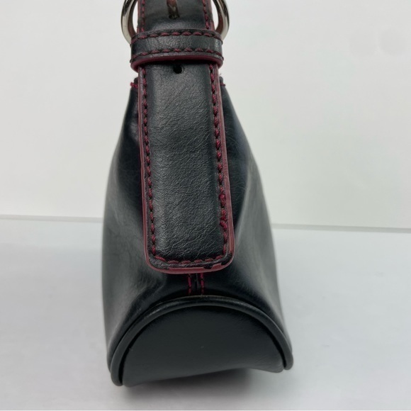 Nine West Black M Initial‎ Monogram Y2K Shoulder Bag - Picture 7 of 16